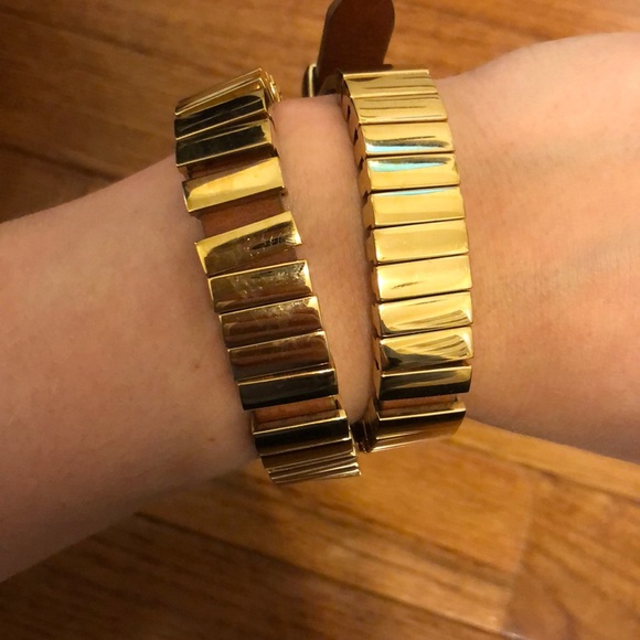 Michael Kors Double Wrap Gold Bracelet - Picture 3 of 5